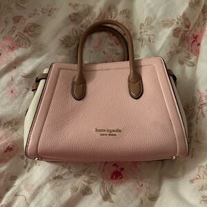 Kate Spade Pink and Brown Satchel